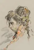 Alexander Rose-Innes, Portrait of a Lady, pastel on paper