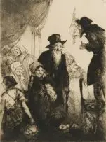 John Henry Amshewitz, The Humourist, etching