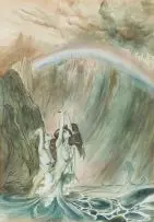 Arthur Rackham, Mermaids of the Rhine, ink and watercolour