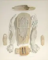 Pippa Skotnes, Objects and Artefacts, pencil and watercolour on paper