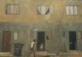 Anton Karstel, Property (Bram Fischerville), oil on canvas