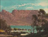 Blaauberg by Tinus de Jongh, oil on canvas, sold Sep 2017