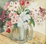 Emily Isabel Fern, An Arrangement of Sweet Williams in a Jug