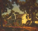 Cape Homestead by Edward Roworth, oil on canvas laid down on board, offered Sep 2017