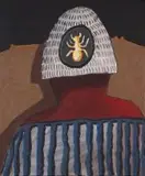 Colbert Mashile, Mogoloane, oil on canvas