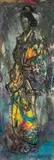 George Enslin, Geisha Girl, oil on board