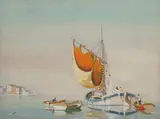 Cecil Rochfort D'Oyly-John, Off Cap Antibes, South France