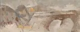 Grey Painting by Gordon Vorster, oil on board, offered Sep 2017