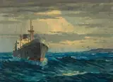 Nils Andersen, Ship at sea