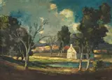 James Thackwray, Cottage Among Trees