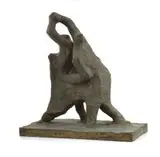 Ernest Ullmann, Fight with the Angel, bronze