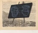 Green Blindness by William Kentridge, lithograph, sold Jul 2017