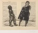 Diabetes by William Kentridge, lithograph, sold Jul 2017