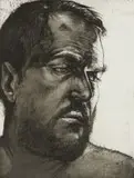 Gordon by Diane Victor, etching, sold Jul 2017