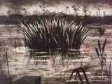 Poster for the National Gallery of Australia: Reeds by William Kentridge, 2013, colour photolithograph, sold Jul 2017