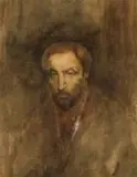 Portrait by Pieter Wenning, watercolour on paper, sold Jul 2017