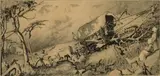 Willem Hermanus Coetzer, Trigaardt Trek Drakensberg af, etching