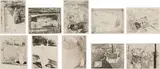 Clive van den Berg, Farewells, ten, etching and aquatint