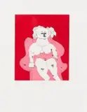 Robert Hodgins, Sophie, etching and colour aquatint