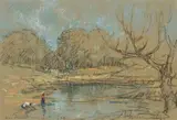 Don (Donald James) Madge, By the Lake