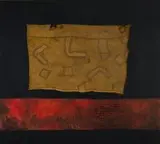 Hannes Harrs, KUBA III, mixed media and assemblage on board