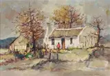 Christiaan Nice, Figure Approaching House