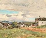 Robert Broadley, A Thatched Village