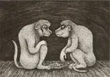 Norman Catherine, Negotiations, etching