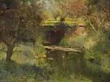 Landscape with Bridge, Natal by Errol Boyley, oil on board, sold Jul 2017