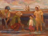 Amos Langdown, Collecting Mussels