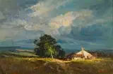 Gathering Storm - O.F.S. by Titta Fasciotti, oil on board, sold Jul 2017