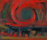 Swarte Son by Frans Claerhout, oil on board, sold Jul 2017