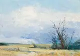 Summer Storm by Christopher Tugwell, oil on board, sold Jul 2017