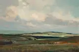 Outside Piet Retief by Christopher Tugwell, oil on board, sold Jul 2017