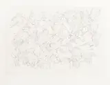 Claire Gavronsky, Run with the hare and hunt with the hounds, etching