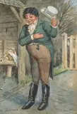 Mr Tupman by Sydney Carter, watercolour, sold Jul 2017