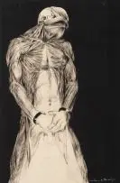 Caroline van der Merwe, Torso, watercolour