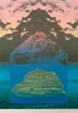 Helmut Starcke, Haystack I, screenprint