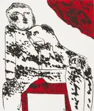 Robert Hodgins, Alcove, colour etching