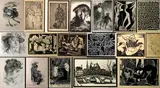 Twenty Prints 1951-1953 by Michaelis School of Fine Art, woodcuts, linocuts, etchings and lithographs, sold Jul 2017