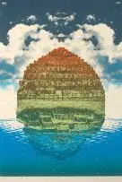 Haystack II by Helmut Starcke, screenprint, sold Jul 2017