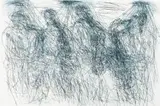 David Koloane, Musicians II, colour etching