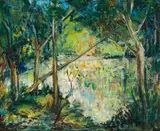 Zakkie Eloff, View through Trees