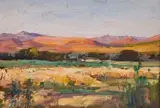 Oudtshoorn by Hugo Naude, oil on board, sold Jun 2017