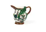 Jug with Floral Motifs by Bonakele (Bonnie) Ntshalintshali, underglaze painted earthenware, sold Jun 2017