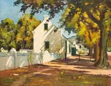 Cape Dutch Building by Piet van Heerden, oil on canvas, offered Jun 2017