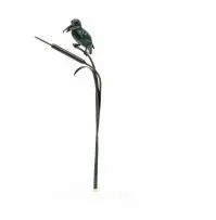 Kingfisher by Robin Lewis, bronze, mounted on a Perspex base, sold Jun 2017