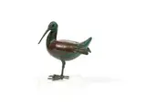 Robin Lewis, Snipe, bronze, mounted on a Perspex base