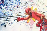 Dorothee Kreutzfeldt, Boxer (Go Baby Go), oil and acylic on canvas