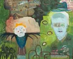 You're in over your head by Willie Saayman, oil on canvas, offered Jun 2017